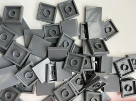 LEGO 2x2 Tile 3068 4211055 Dark Stone Gray Quantity of 50 BRAND NEW FREE... - $456.49 MXN