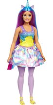 Barbie Dreamtopia Doll with Removable Unicorn Headband &amp; Tail, Blue &amp; Pu... - £11.74 GBP