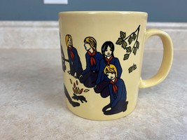 Vintage  Coloroll England Girl Guides Coffee Mug With The Guides Promise - £10.19 GBP