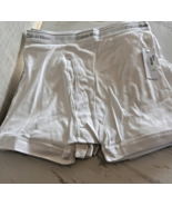 Calvin Klein Lot of 7 Underwear Boxers XL White New! 100% Cotton $87.50 ... - $48.50
