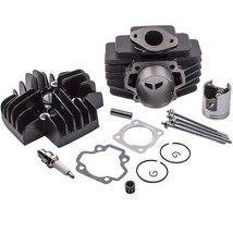 60cc Big Bore Cylinder Piston Gasket Head Top End Kit For Yamaha PW50 1981-2009 - £84.84 GBP