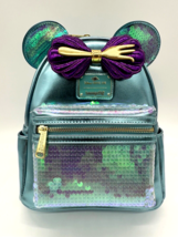 Disney Cruise Line DCL Ariel The Little Mermaid Loungefly Sequin Backpac... - £69.61 GBP