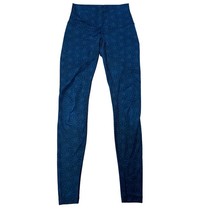 Lululemon Wunder Under Roll Down Exploded Sachico Star Inkwell Rugged Blue 4 - £38.18 GBP