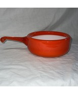 6&quot; Holmegaard Michael Bang Herring Palet Bowl Danish Glass Red/ Orange &amp;... - $149.99
