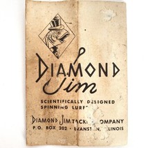 Vintage Diamond Jim Spinning Lures Insert Brochure 9 Reasons Why Catch More Fish - £7.95 GBP