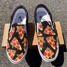 Slice O&#39; Pizza - BLVD Custom Original Slip Ons - Men&#39;s And Women&#39;s Shoes - $99.00