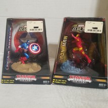 Marvel Legends Titanium Series Die Cast Figure: Captain America and iron man lot - $66.19