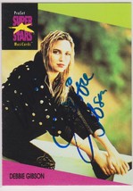 Debbie Gibson Signed Autographed Pro Set Music Super Stars Trading Card - £11.71 GBP