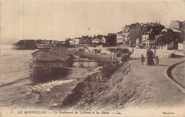Le Mourillon Toulon France~Le Boulevard Du Littoral Et Bains~L L Photo Postcard - £4.81 GBP
