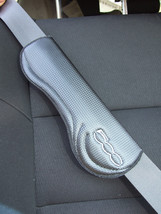Carbon Fiber Car Seat Belt Cover Shoulder Cushion Pad , set of 2 for Fiat 500 - £11.49 GBP
