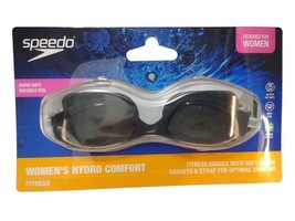 Speedo Hydro Comfort Goggle Clear Orange White New - $12.16