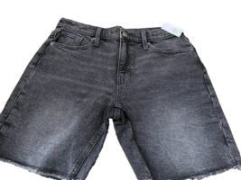 Boy Old Navy High Rise, Stretch Black Color Bermuda Shorts Size 16 PLUS NWT - $17.68