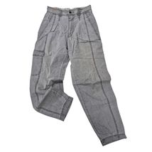 VTG 80s ZEPPELIN Baggy Denim Jeans Gray Acid Wash 29x31 Tapered Ankle Gr... - $48.00