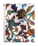 Vintage Fabric 5th Avenue Designs Jacobean Stylized Flowers 56&quot; W Bolt 1... - $247.49