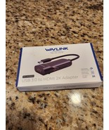 Wavlink USB 3.0 to HDMI 2K Adapter WL-UG3501H - $52.97 CAD