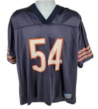 Vintage Brian Urlacher 54 Chicago Bears NFL Blue Adidas Jersey Adult Siz... - £26.01 GBP
