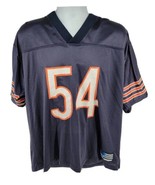 Vintage Brian Urlacher 54 Chicago Bears NFL Blue Adidas Jersey Adult Siz... - £25.57 GBP