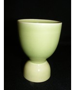 Vintage China Double Egg Cup Lime Green - $29.69
