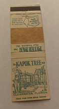 Vintage Matchbook Cover Matchcover Kapok Tree Inn Clearwater FL - £2.54 GBP