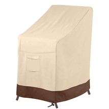 Stackable Patio Chair Cover,100% Outdoor Chair Cover, Heavy Duty Lawn Pa... - £32.28 GBP