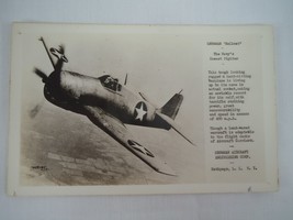 Grumman &quot;Hellcat&quot; Land-Based Warcraft WW2 Airplane Aircraft RPPC Postcard - $6.92