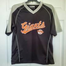 San Francisco Giants Fan Jersey Men&#39;s Large Black Short Sleeve Baseball Shirt - £12.01 GBP