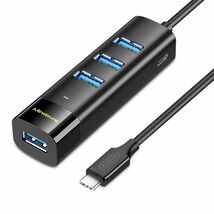 MINDPURE US023 1m Type-C to USB 3.0 4-Port Hub High Speed Laptop Docking... - $6.35