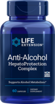 MAKE OFFER! 2 Pack Life Extension Anti-Alcohol Complex 60 capsules image 2