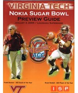 2005 Sugar Bowl Game Media Guide Virginia Tech Hokies - $137.68 CAD