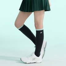 Yonex 2025 Women&#39;s Knee-High Sportswear Socks Tennis Socks Khaki Gray 25... - $27.53