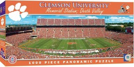 NCAA Clemson Tigers Panoramic 1000pc Puzzle by Masterpieces Puzzles #91314 - £29.56 GBP