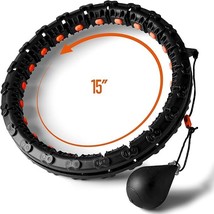 Squatz Detachable Smart Weighted Hola-Hoop with 360-Degree Auto-Rotating... - $27.08