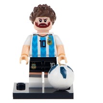 Lionel Messi World Champion Socccer Player Dyi Minifigures Gift For Kids - £2.50 GBP