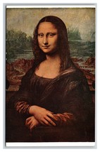 Mona Lisa Painting By Leonardo Da Vinci Portrait UNP DB Postcard  W21 - £3.11 GBP