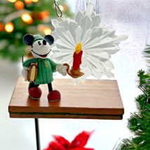 Vintage 2000 Hallmark Keepsake Ornament Mickey&#39;s Bedtime Reading Mickey Mouse - £11.05 GBP