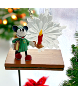 Vintage 2000 Hallmark Keepsake Ornament Mickey&#39;s Bedtime Reading Mickey ... - £10.95 GBP