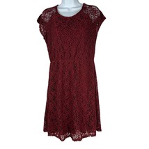 Adam Levine Women&#39;s Lace Lined Mini Dress Size L - £18.41 GBP