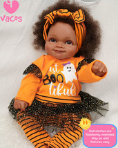 VACOS 20&quot; Reborn Baby Dolls Black African American Newborn Girl - Vacos Designed - £44.83 GBP