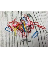 500 pcs Pack Mixed Color Rubber Bands Colorful Diameter 40mm Rubber Band... - £9.62 GBP