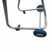 Stainless Steel Boat Outboard Motor Stand Cart Dolly With Wheel Enginee Carrier image 7