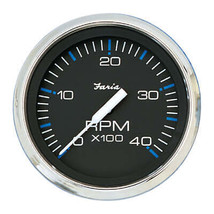 Faria Chesapeake Black 4&quot; Tachometer - 4000 RPM (Diesel) [33742] - £97.73 GBP