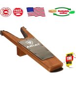 Compact Stained Wood Boot Jack with Padded Edge - Effortless Boot Removal - $61.53 CAD