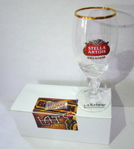Stella Artois Beer Chalice Stemware L A Turbines Belgian Beer Cafe Glass - $4.90