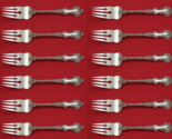 Du Barry by International Sterling Silver Salad Fork Set 12 pieces 6 5/8&quot; - £743.51 GBP