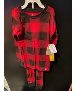 Honest Plaid Neutral Holiday Longsleeve 2 Piece Sleepwear  7Y *NEW* s1 - $24.60 CAD