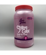 Queen Helene Hard to Hold Hair Styling Gel Pink Level 7 Jumbo 5 lbs - $67.68 CAD
