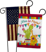 Viva La Fiesta - Impressions Decorative USA Vintage - Applique Garden Flags Pack - £24.72 GBP