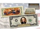 1976 Bicentennial TWO DOLLAR $2 Bill Uncirculated Currency COLORIZED 2-S... - £14.86 GBP