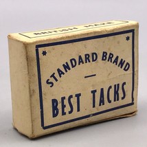 Standard Brand Best Tacks Packaging Advertising Design Empty Box - £24.10 GBP