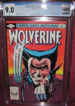 WOLVERINE #1 LIMITED SERIES MARVEL COMIC 1982 CGC 9.0 VF/NM WHITE PAGES - $250.00